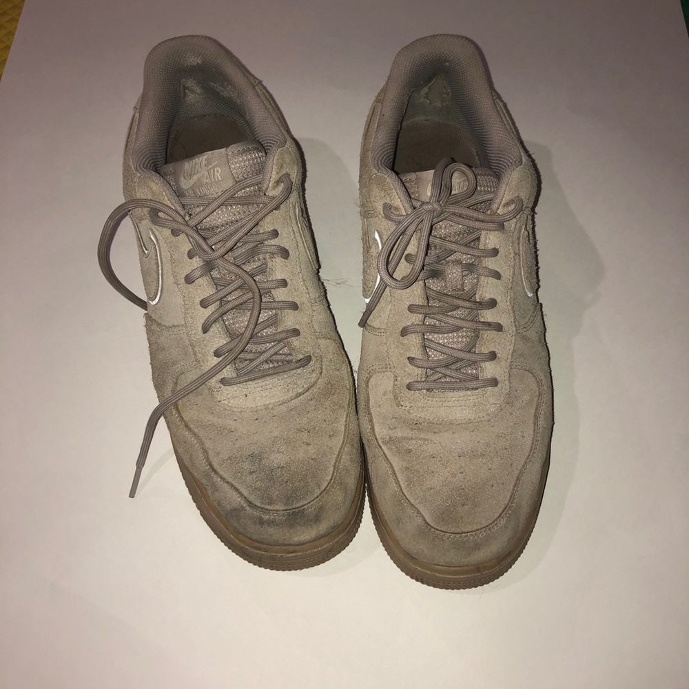 Nike Air Force One Light Grey and White